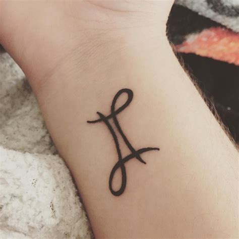 It is symbolized by twins and in the written form by the roman numeral gemini symbol & stars. abstract gemini tattoo women | Gemini tattoo designs ...