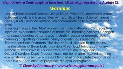 Ppt Depo Provera Contraceptive Injection Medroxyprogesterone Acetate Ci Powerpoint