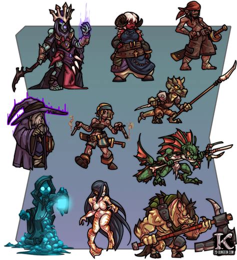 D Dungeon Pixel Art Characters Cool Pixel Art Pixel Art Design