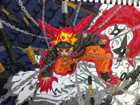 Naruto In Demon Fox Cloak By Julianangeldelgado On Deviantart