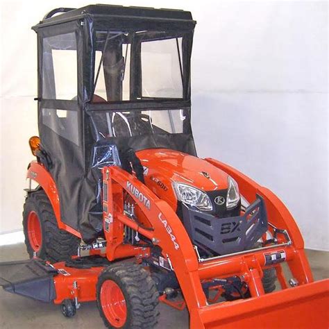 Hardtop Tractor Cab Enclosure For The Kubota Bx1880 Bx2380 And Bx2680