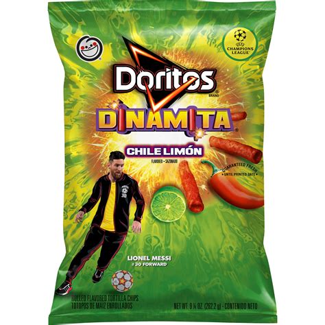 Doritos Dinamita Chile Limon Flavored Rolled Tortilla Chips