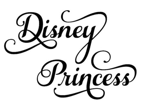 298 Disney Princess Font Svg Svg Png Eps Dxf File