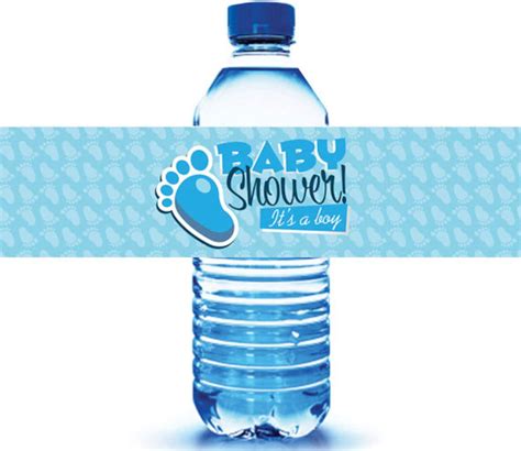 Baby Shower Water Bottle Labels Baby Shower Labels Water Etsy