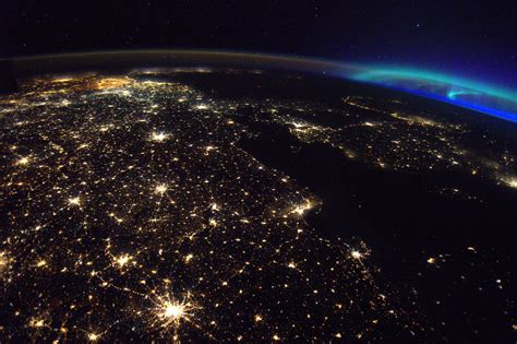 A Photo From Space Shows Belgium Shining Bright And Social Media