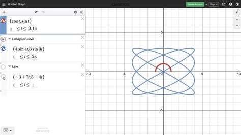 Learn Desmos Parametric Equations Youtube