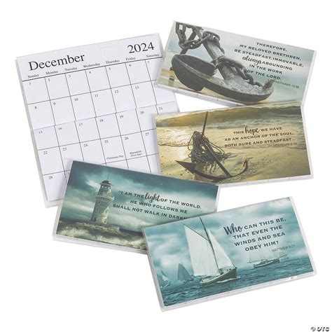 2023 2024 Religious Nautical Pocket Calendars 12 Pc Discontinued