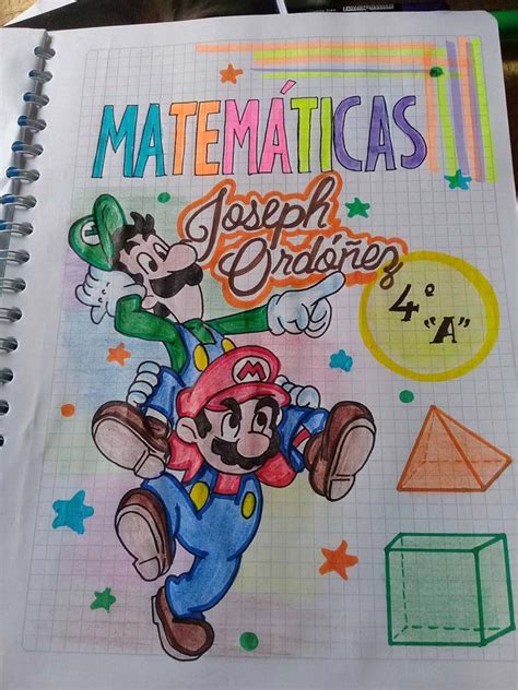 15 juegos matemáticos divertidos para niños. 57 Carátulas para Cuadernos de Matemáticas (fáciles de ...