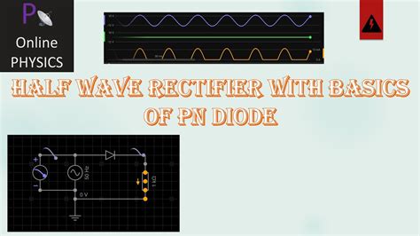 To understand the operation of a half wave rectifier perfectly, you must know the theory part really well. Half Wave Rectifier with Basics of PN Diode - YouTube
