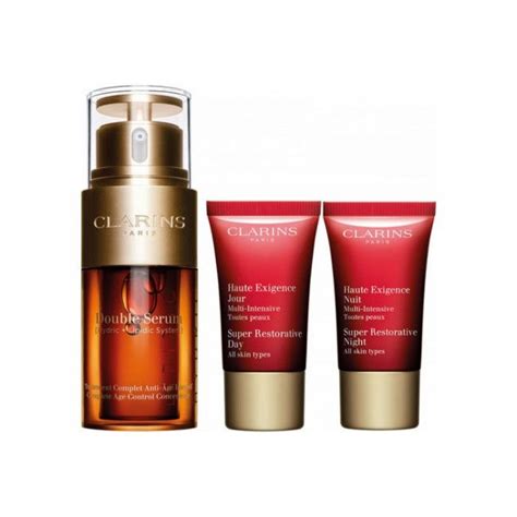 clarins lote double serum multi intensive anti aging formula anti aging skin care body cream