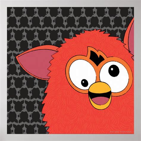 Phoenix Red Furby Poster Uk
