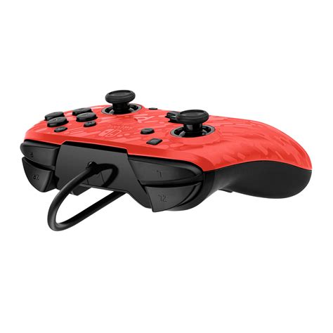 Pdp Nintendo Switch Faceoff Deluxe Gaming Controller Red Camo Nz Gaming