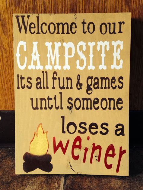 Everyone's bucket list contains winter camping. Camping diy sign | Camping signs, Camping quotes funny ...