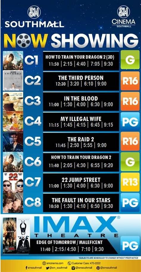 Movie schedule in philippine cinemas today last update: JUNE 23: SM Southmall Movie Schedule Have the best movie ...