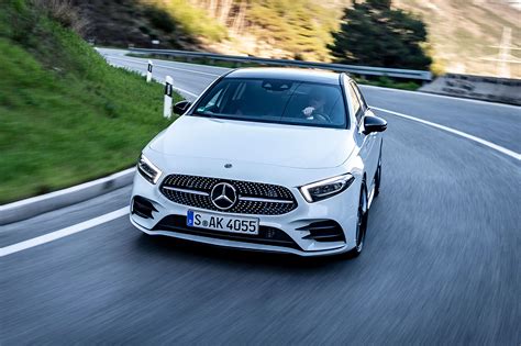Every line and every surface has been aerodynamically optimised. Mercedes-Benz A-Class A180d AMG Line 2018 review | Autocar