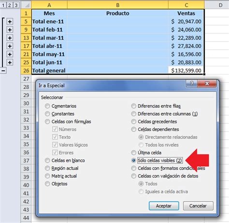We would like to show you a description here but the site won't allow us. Seleccionar celdas visibles - Excel Total