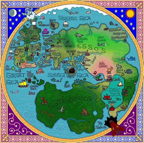 Nerdovore Fantasy World Maps Westeros Hyboria