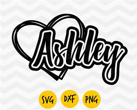 The Name Ashley In Letters