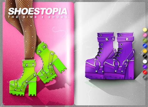Heavy Boots Shoestopia Shoes For The Sims 4
