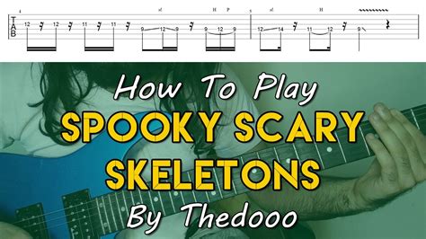 How To Play Spooky Scary Skeletons Thedooos Cover Arrangement