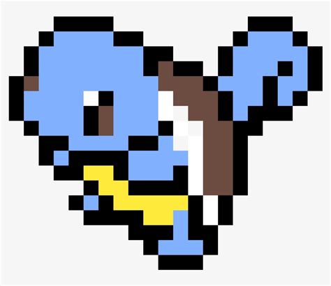 Pixel Art Pokemon Squirtle Pelajaran