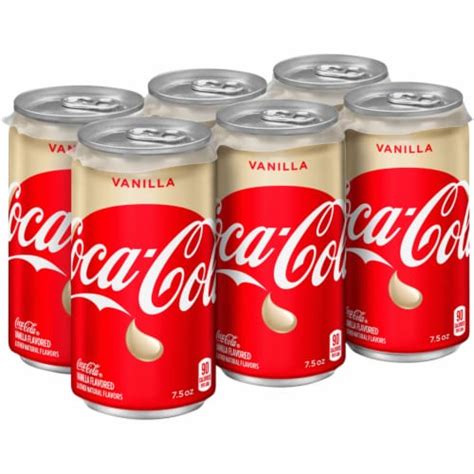 Coca Cola® Vanilla Mini Cans 6 Cans 75 Fl Oz Frys Food Stores