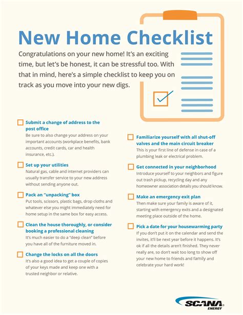 Moving You Need This New Home Checklist