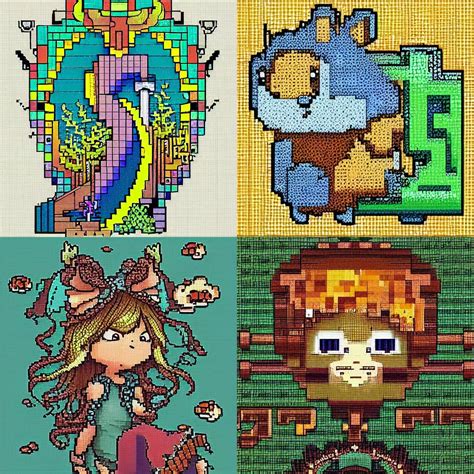 Beautiful Pixel Art Whimsical Detailed Stable Diffusion