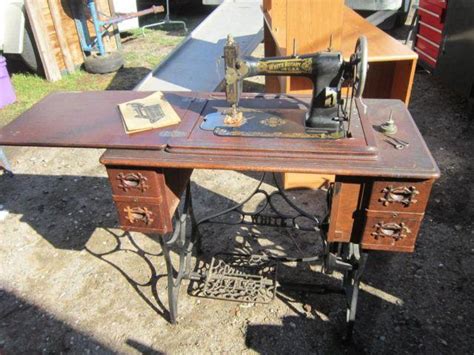 White owned their own forests and operated their own cabinet factories, rather than contracting this out. Antique Vintage White Family Rotary Treadle Sewing Machine ...