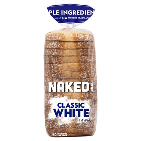 Naked Bread Classic White Sandwich Bread Loaf Oz Walmart Com