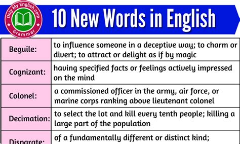 20 New Words With Meaning And Sentences English Grammar 57 Off