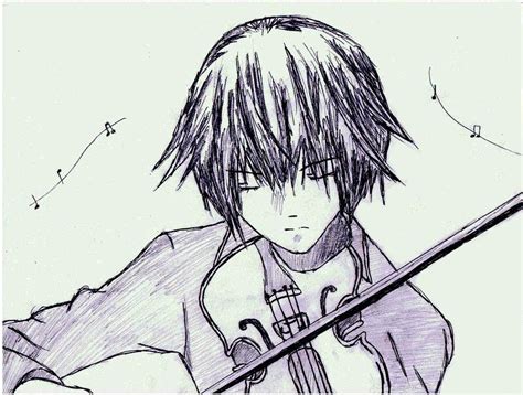Anime Violinist Ikuto Playing Violin By Xnopity4acoward Anime