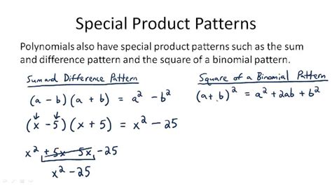 Special Product Patterns Overview Video Algebra Ck 12 Foundation