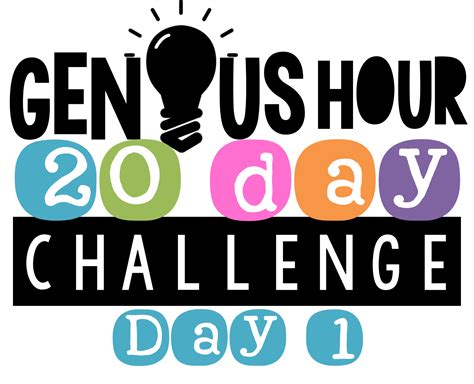 20% Genius: Genius Hour 20 Day Challenge! Day 1: What is Genius Hour