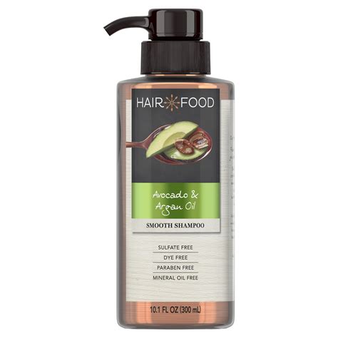 Hair Food Avocado And Argan Oil Sulfate Free Shampoo 101 Fl Oz Dye