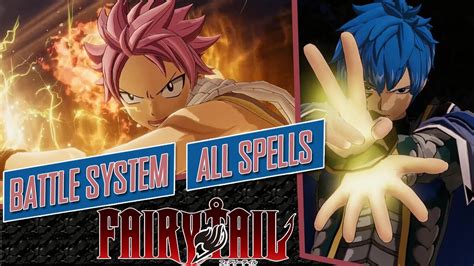 Fairy Tail Combat All Spells Boss Battle With Jellal Youtube