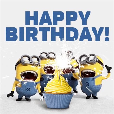 Best 70th anniversary sweet cake with candles and stunning fireworks. Happy Birthday GIFs: 600+ Original Animated GIF Images by ...