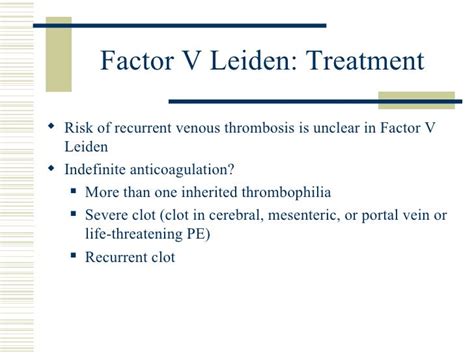 Cp Rounds Factor V Leiden And Pregnancy