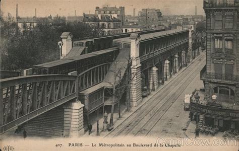 Parisian Railway Station France Postcard