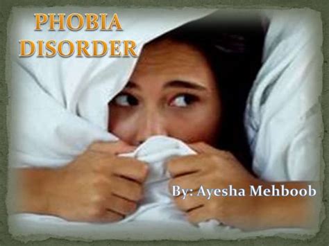 Phobia Disorder Ppt