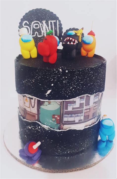 Among Us Happy Birthday Cake - birthday cake pinterest