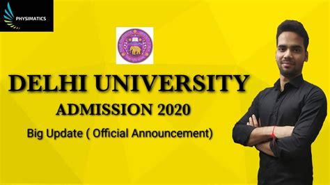 The details of the minimum cut off percentage of marks (du first admission list) at which admission to various courses are offered by different colleges are given below. Du Admission 2020 Update | Official Announcement of ...