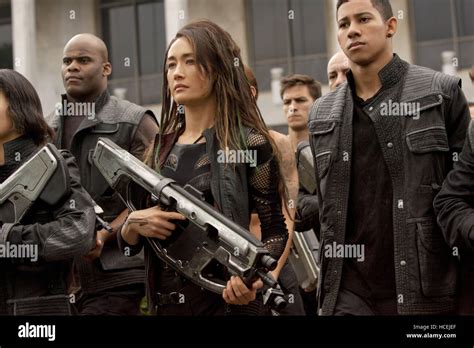 Insurgent Aka The Divergent Series Insurgent From Left Maggie Q Keiynan Lonsdale