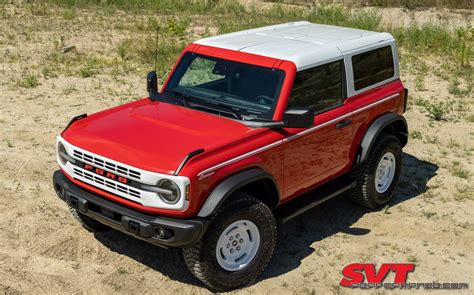 Two Tone Is Back Ford Adds 1966 Styled Heritage Editions To Bronco