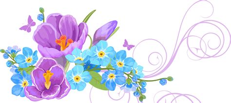 Vector Flower Flower Background Png Download 28421276 Free