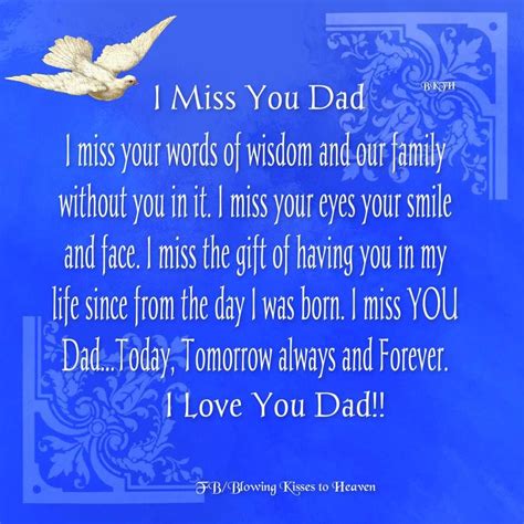 I Miss You Dad Miss You Dad Daddy I Miss You I Miss My Dad