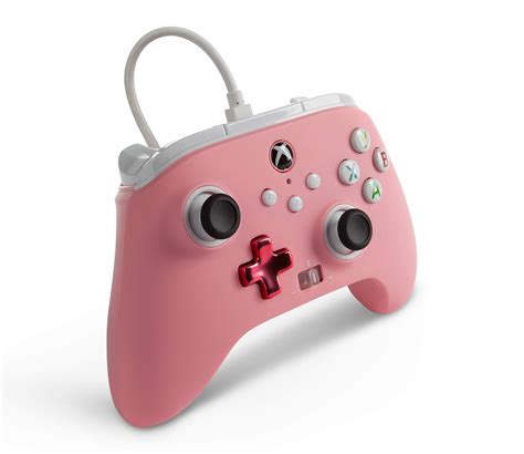 Powera Enhanced Wired Controller For Xbox Pink Gamepad Wired Video