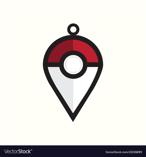 Pokemon Logo Template Royalty Free Vector Image