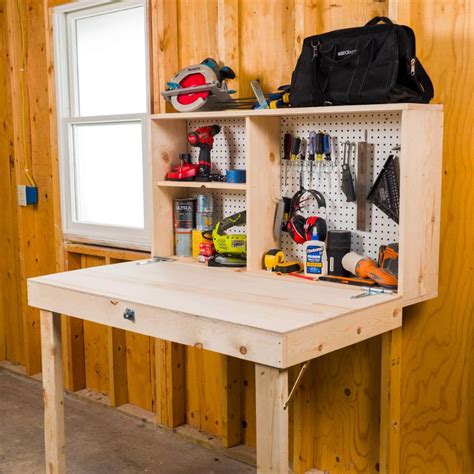 16 Clever Space Saving Ideas For Your Garage Building A Workbench