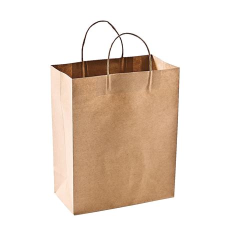 Green Direct Reusable Brown Paper Shopping Bags Grocery Bags Pack Of